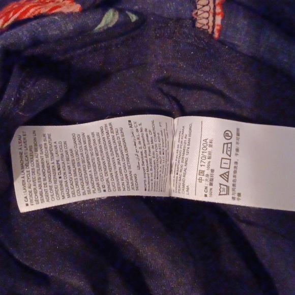 💙🏍Old Navy Black Maxi Dress with Multicolor Floral Print - Picture 9 of 11